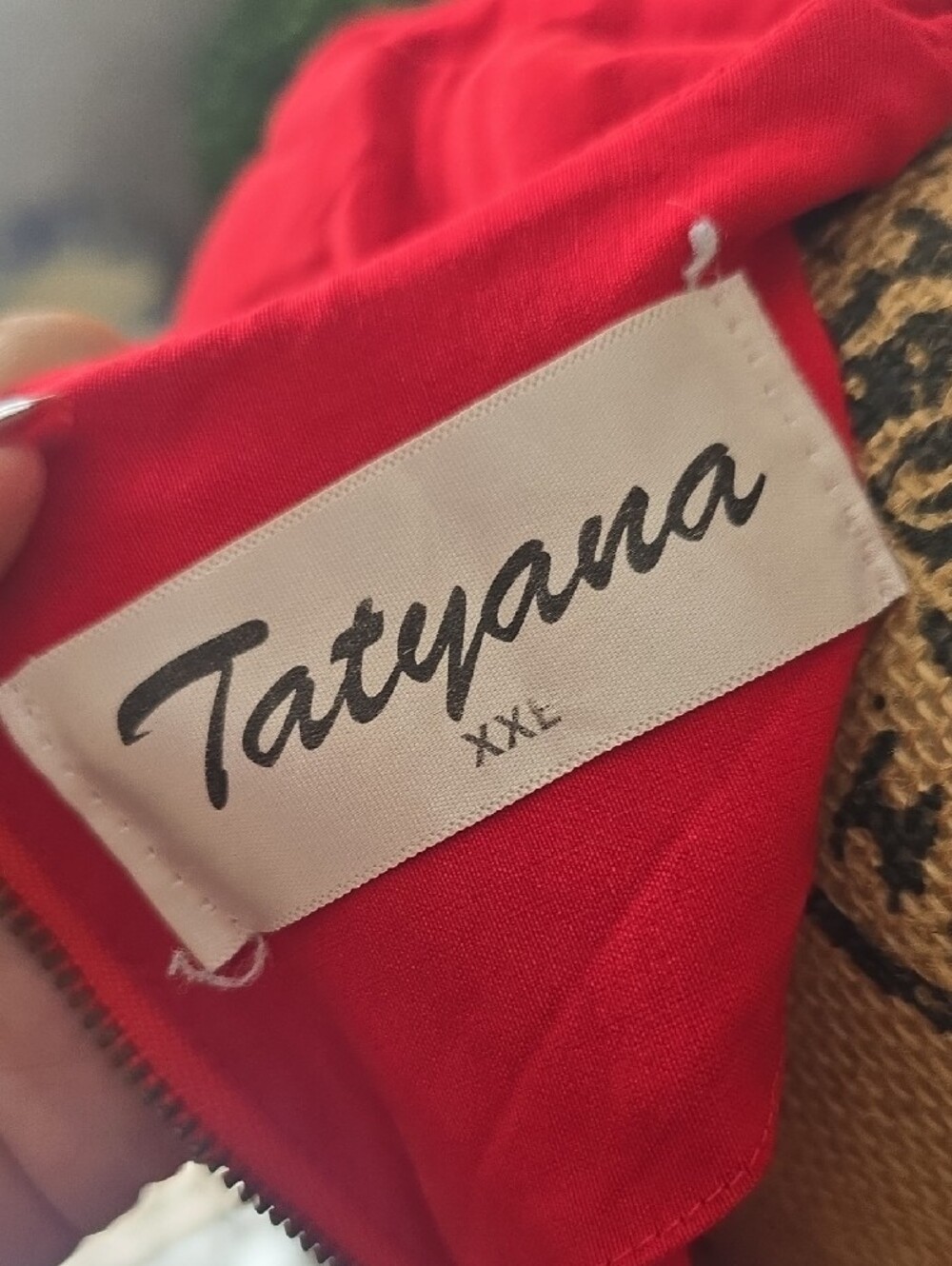 Tatyana Crimson Square-Neck Midi Dress - Picture 4 of 4